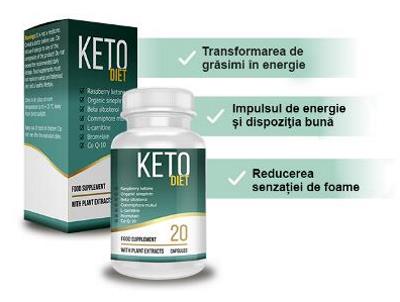 Pastile de slabit Keto Diet, mod de administrare, ingrediente, prospect